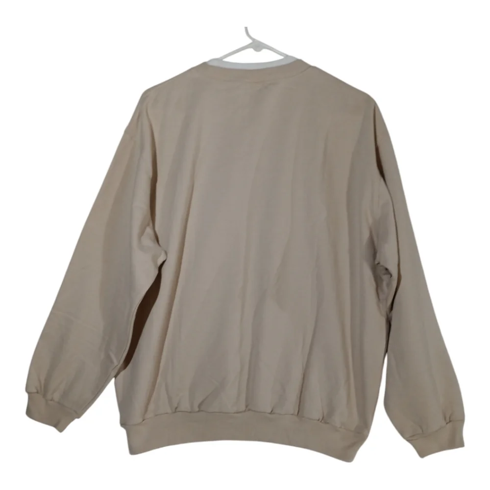 Vintage Morning Sun Embellished Owl Christmas Sweatshirt Embroidered NOS/ NWT XL - Picture 5 of 8